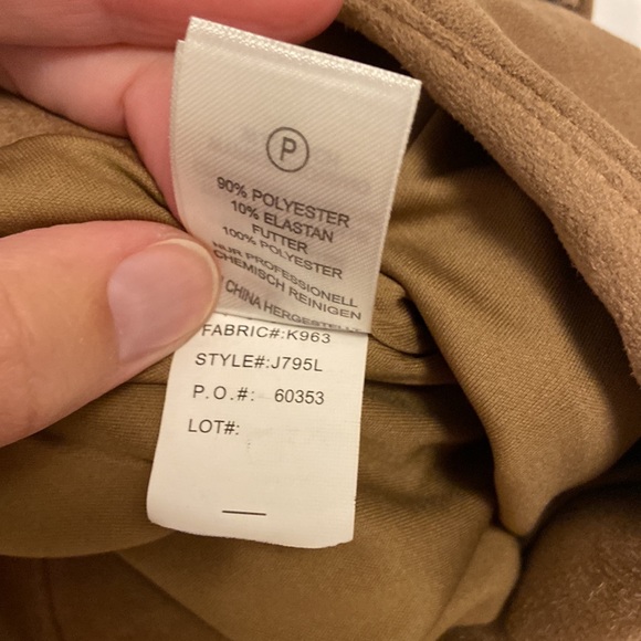 Faux suede lined pencilskirt-size 8- fits 6 - Picture 10 of 10